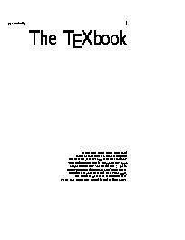 The TEXBook